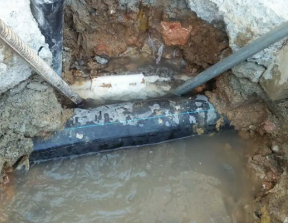 江北测漏水之水管漏水